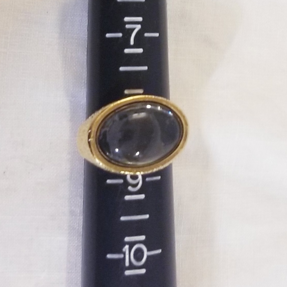 Tourmaline Ring Gold Tone - Picture 1 of 6